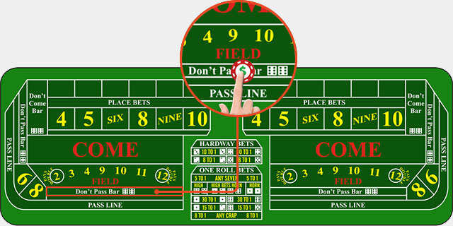 craps pass and come bets