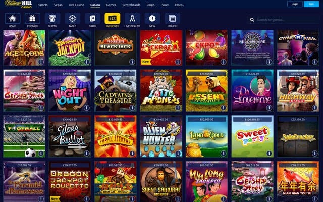 william hill online casino review