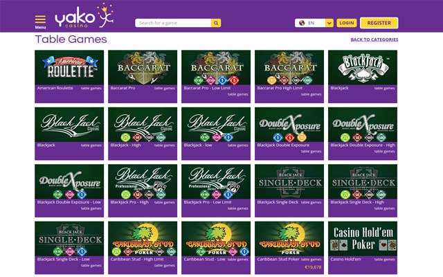 yako casino bonus codes
