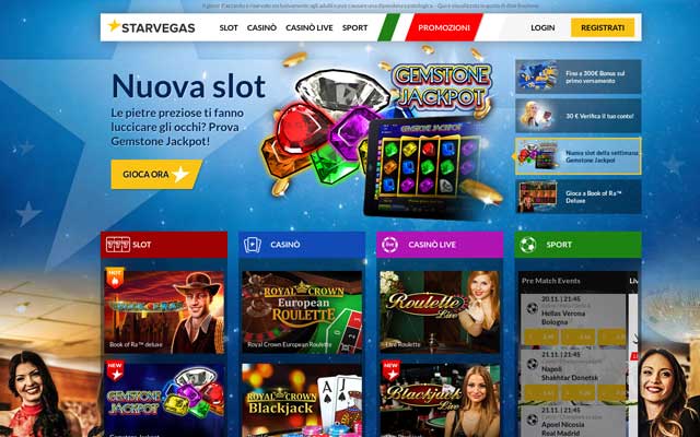 StarVegas.it Casino Trust Score - Review, Bonuses, Games